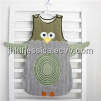 baby sleeping bag in owl designs