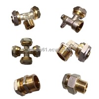 brass fitting for pex-al composite pipe