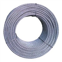 galvanized or ungalvanized 6x19 steel wire rope