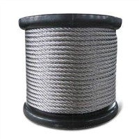galvanized or ungalvanized 6x19s or 6x19w line contacted wire rope