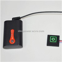heated policement uniform battery pack 7.4v 2200mAh/ 2600mAh controlled by Heat Controller