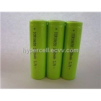 lithium ion battery lithium cylindrical 3.6V 18650 battery ICR18650 2000mAh