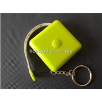 mini cloth tape measure with keychain for gift
