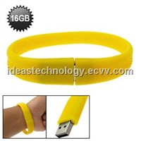 Wrist Brand PVC USB Flash Drive for Women and Kid
