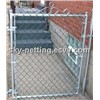 Galvanized Fence Gate 1.0m( H) Double Leaf Square Tube: 35x35mm