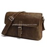 Most Popular Crazy Horse Leather Style Men's Briefcase Messenger Bag Leather # 7084R