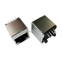 1X1 Vertical RJ45 Connector without Magnetics