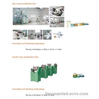 200-500kg/hour laundry soap production line,toilet soap production line