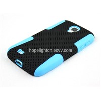 3in1 Function PC+TPU Net Design Cellphone Accessories for Samsung Galaxy S4/i9500