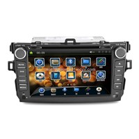 8Inch 2 DIN Car DVD player for Toyota corolla with GPS,Bluetooth,RDS,IPOD,TV