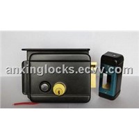 AX059 electric lock with cover plate electronic security locks for intercom system with push button