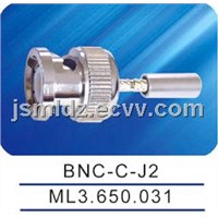 BNC male connector,Crimp,BNC-C-J2