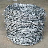 Barbed Iron Wire with Electric Galvanized or Hot-Dipped Zinc, for Security Purposes