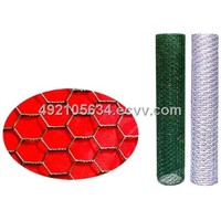 Chicken wire mesh, galvanized or PVC-coated, hexagonal mesh opening, for poultry farm use