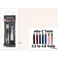 Chinese electronic cigarette supplier  ego-c twist blister with adjusted voltage battery
