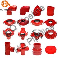Ductile iron grooved fittings and couplings