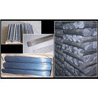 E-galvanized straighted and cut wire