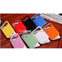 for Samsung s4 Flip Window Case Leather Flip Case for Galaxy s4 i9500