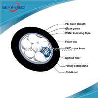 GYFTY 8 cores aerial outer door telecommunication optical fiber cable