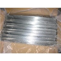 Galvanized straighted and cut wire