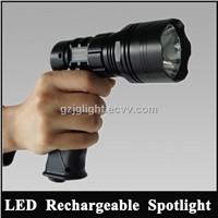 Hunting spotlight kit 10w cree led torch Rechargeable Hunting searchlights 12v portable spotlight