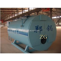 Industrial gas and oil fired boiler