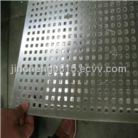 Perforated Metal Sheet with Square Hole