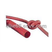 Red silica gel glass fabric hose