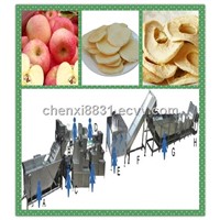 TK-AD100 AUTOMATIC DRIED APPLE PROCESSING MACHINE FOR APPLE CHIPS LINE
