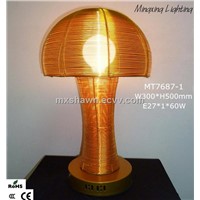 Unusual design aluminum mushroom table lamp MT7687-1