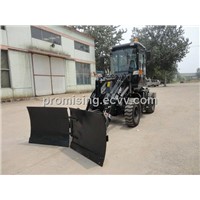 ZL10F Mini Loader With Straight Snow Blade and Jasper Color