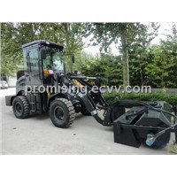ZL10F Mini Wheel Loader Export to Europe With Darkish Green Color