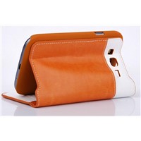 Flip Cover Leather Material Wallet for Samsung Galaxy S4/i9500 Housing Mobile Phone Accessories