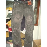 Men's Cotton Broken Twill Pigment Dyed Casual Pants- Hzj036