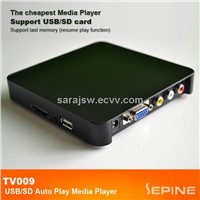 portable mini usb movie player memory card media player