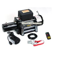 rope winch electric power source