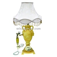 table lamp with telephone,classic telephone made withComposite materials