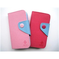 (ten bag of) bump color leather case for iphone 4/4 s cases