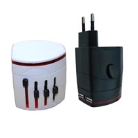 universal travel adapter for gift with USB universal travel adapter