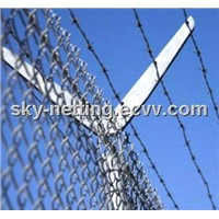 Chain Link Fence for the Ariport with Y Type Head