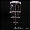 modern Chinese top K9 crystal ceiling light/lamp 6004-3