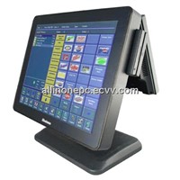 15&amp;quot; POS Terminal, Touch POS, Dual Screen POS All-in-one Fanfree