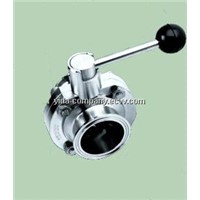 Sanitary Clamp Butterfly Valve (manual)