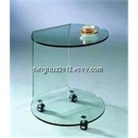 2013 Bent Glass Side Table Console Table for Glass Furniture