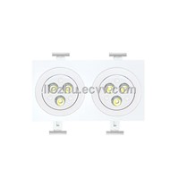 2013 New style Integration Hight power 6W Flat lens Ceiling light LED Grille light SY-DP-03W-2T