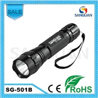 Popular Style Multi-Function Q5 LED Hunting Toch Police Flashlight
