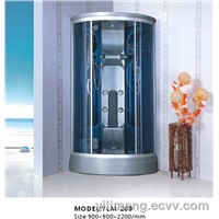 Blue Glass Complete Steam Shower Room Easy to Istall