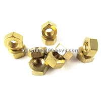 DIN934 Brass Hexagon Nuts/ GB/T 6170-86 Cooper Brass Thread Insert Nuts M3M4M5M6M8M10M12M14M16M18