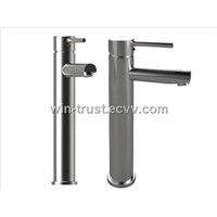 Chrome Brass Basin Faucet with Heating Function/ Chrome Finish Basin Faucets