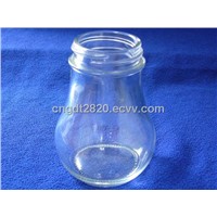 Clear Glass Milk Jar  6oz